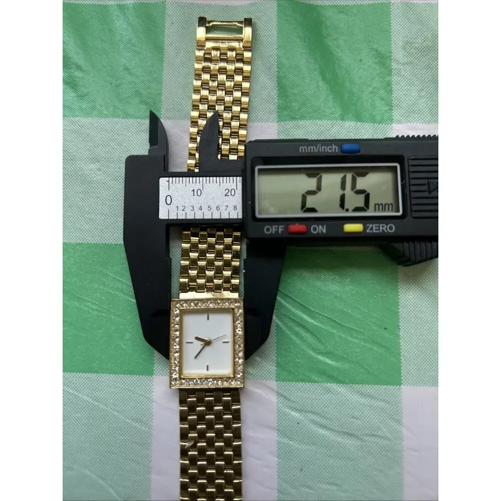Gold Tone White Dial Women’s Quartz Watch